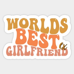 World's Best Ex Girlfriend Sticker